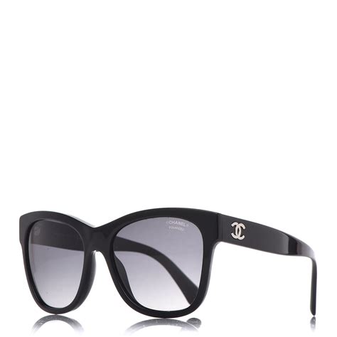 chanel s5018 sunglasses in black|CHANEL Sunglasses: Square Sunglasses, acetate 5380 — .